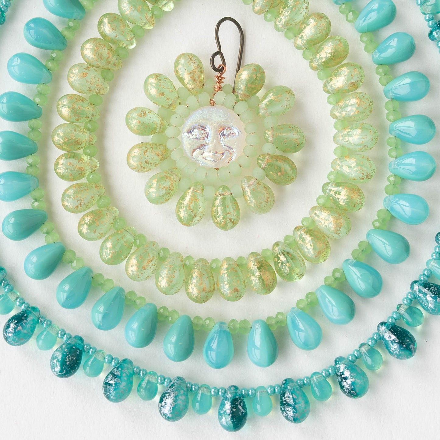 Top Drilled Glass Teardrops