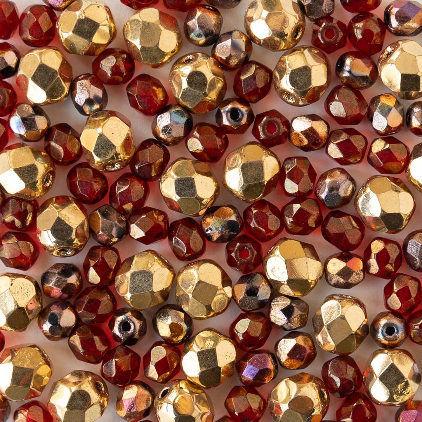 Round Firepolished Beads