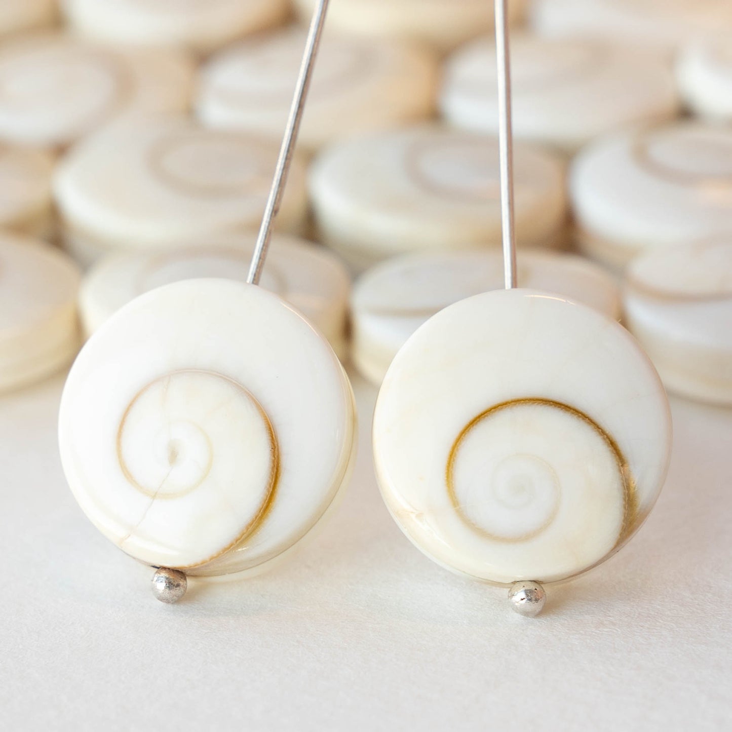 Shiva Shell Beads - 16mm Coin - 6 or 18 coins