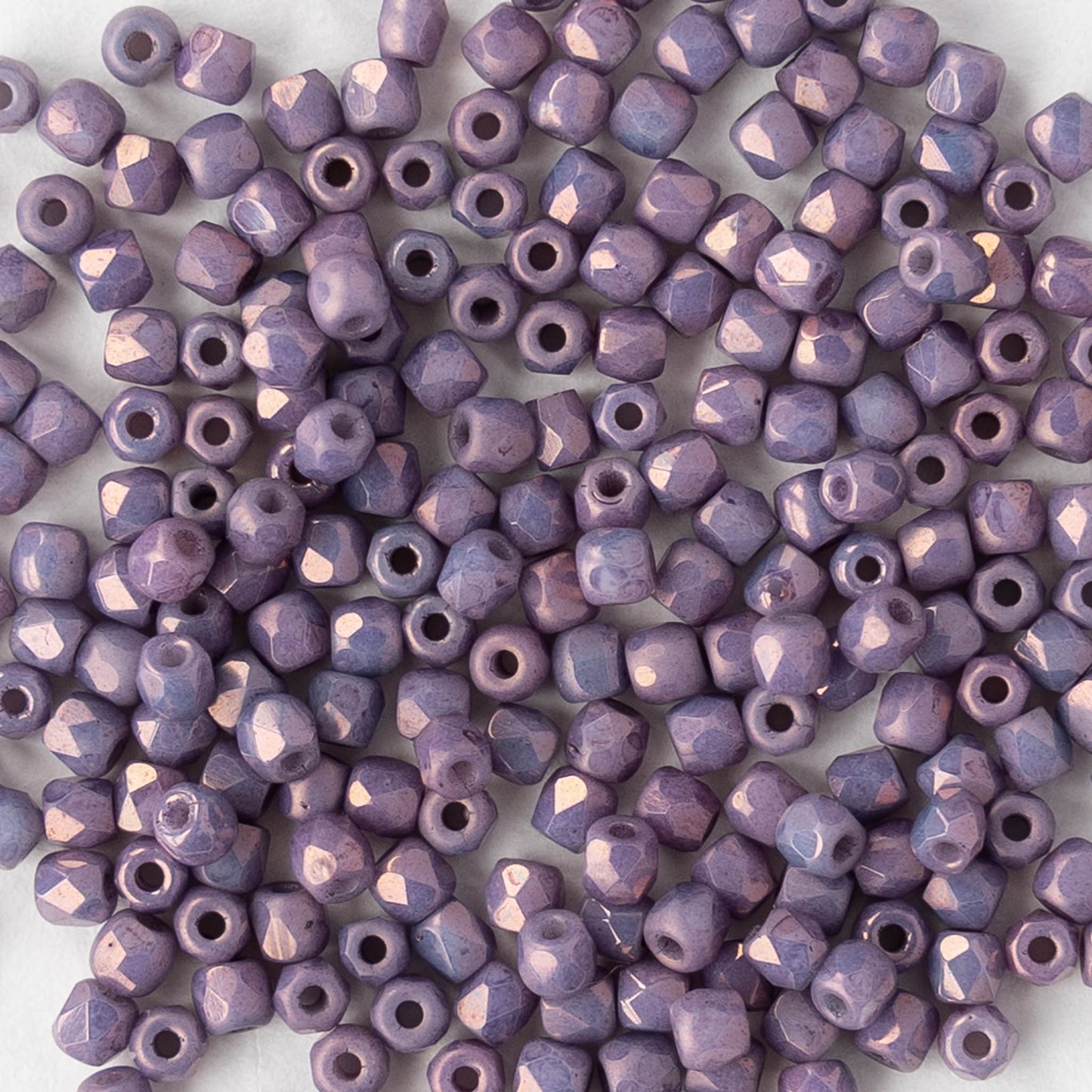 2mm Firepolished Beads - Lila Vega Luster - 50 Beads