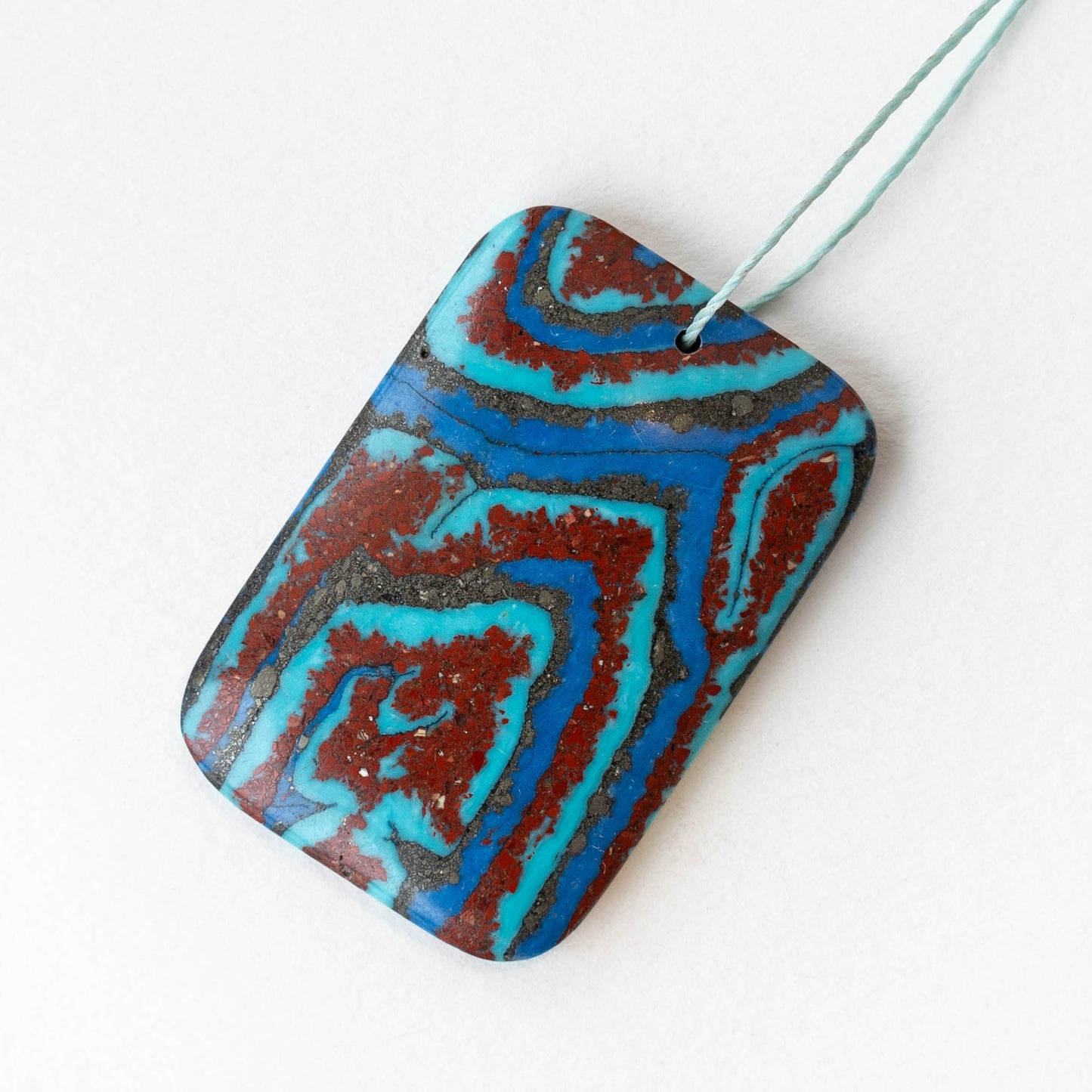 32x47mm Reconstructed Impression Jasper Pendants