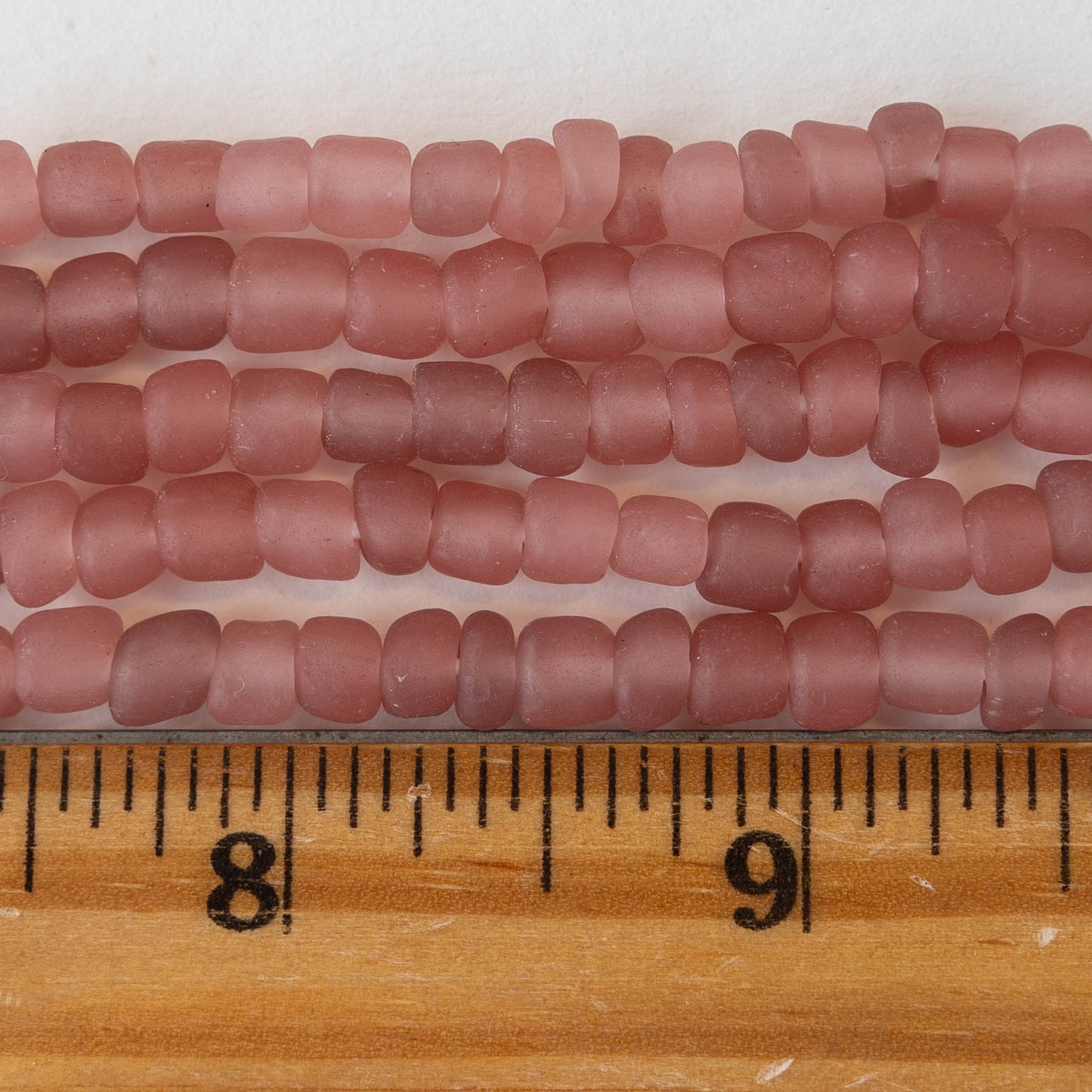 Java Trade Beads - Rose - 12 Inches