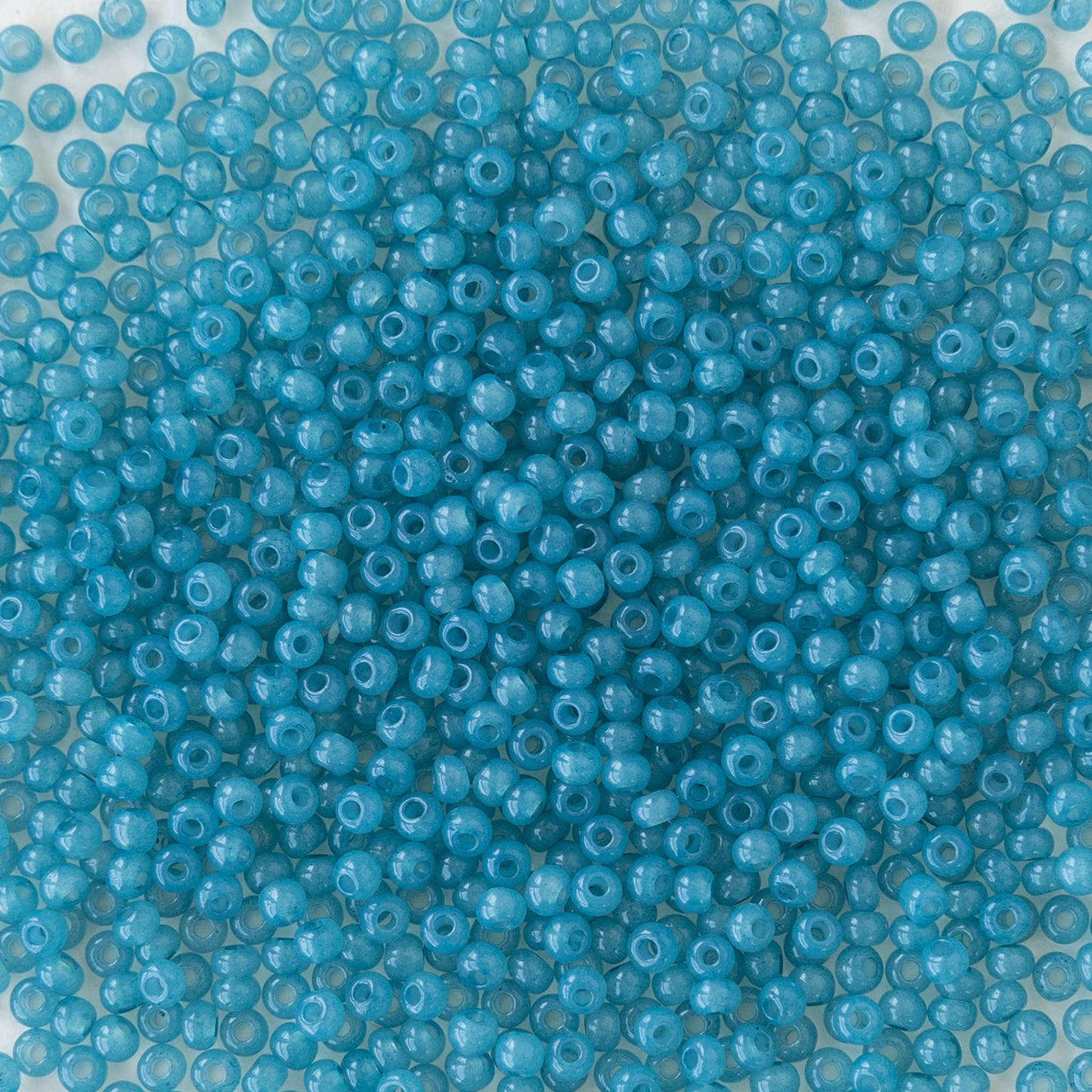 11/0 Seed Beads - Sol Gel African Opal Blue- 20 gram Tube