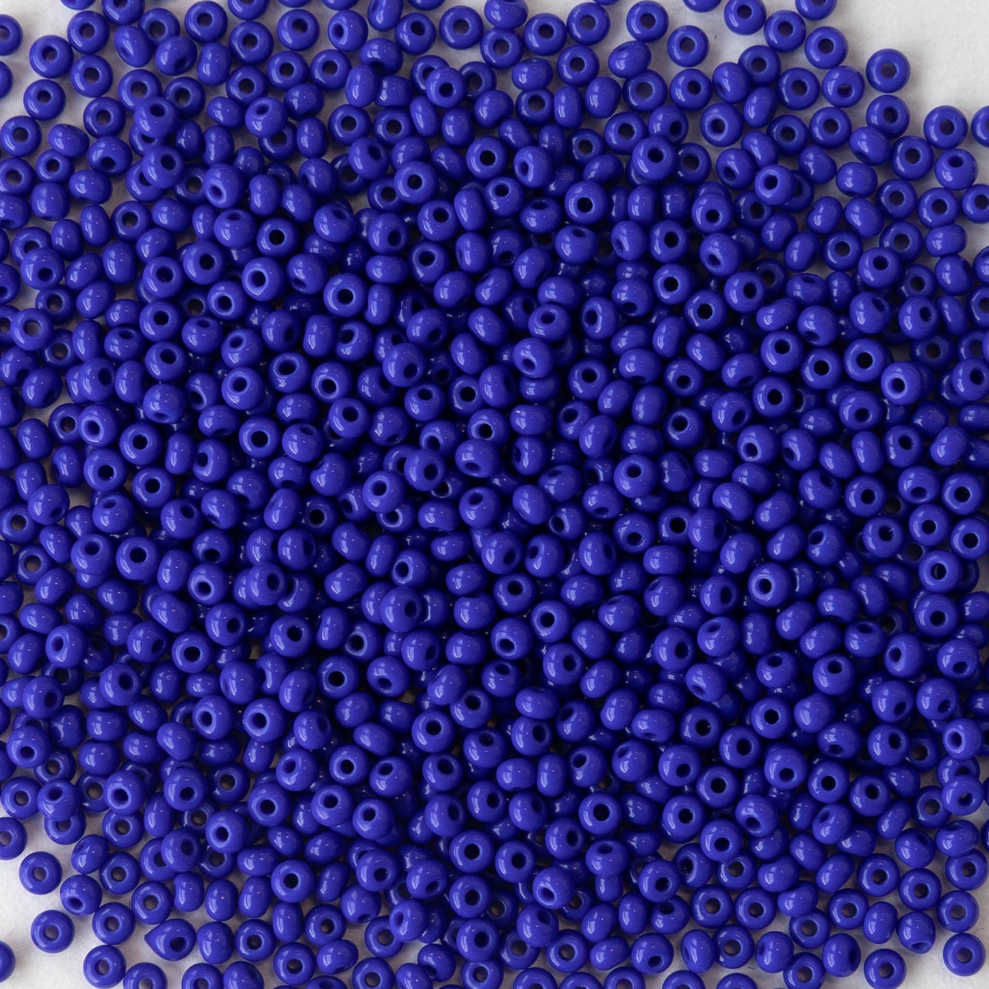 11/0 Seed Beads - Opaque Cobalt Blue - 24 gram Tube