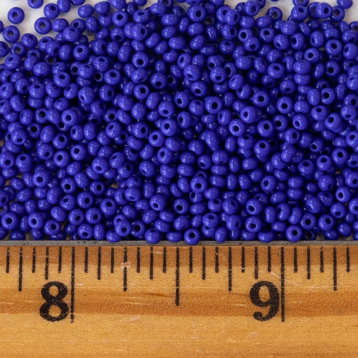 11/0 Seed Beads - Opaque Cobalt Blue - 24 gram Tube