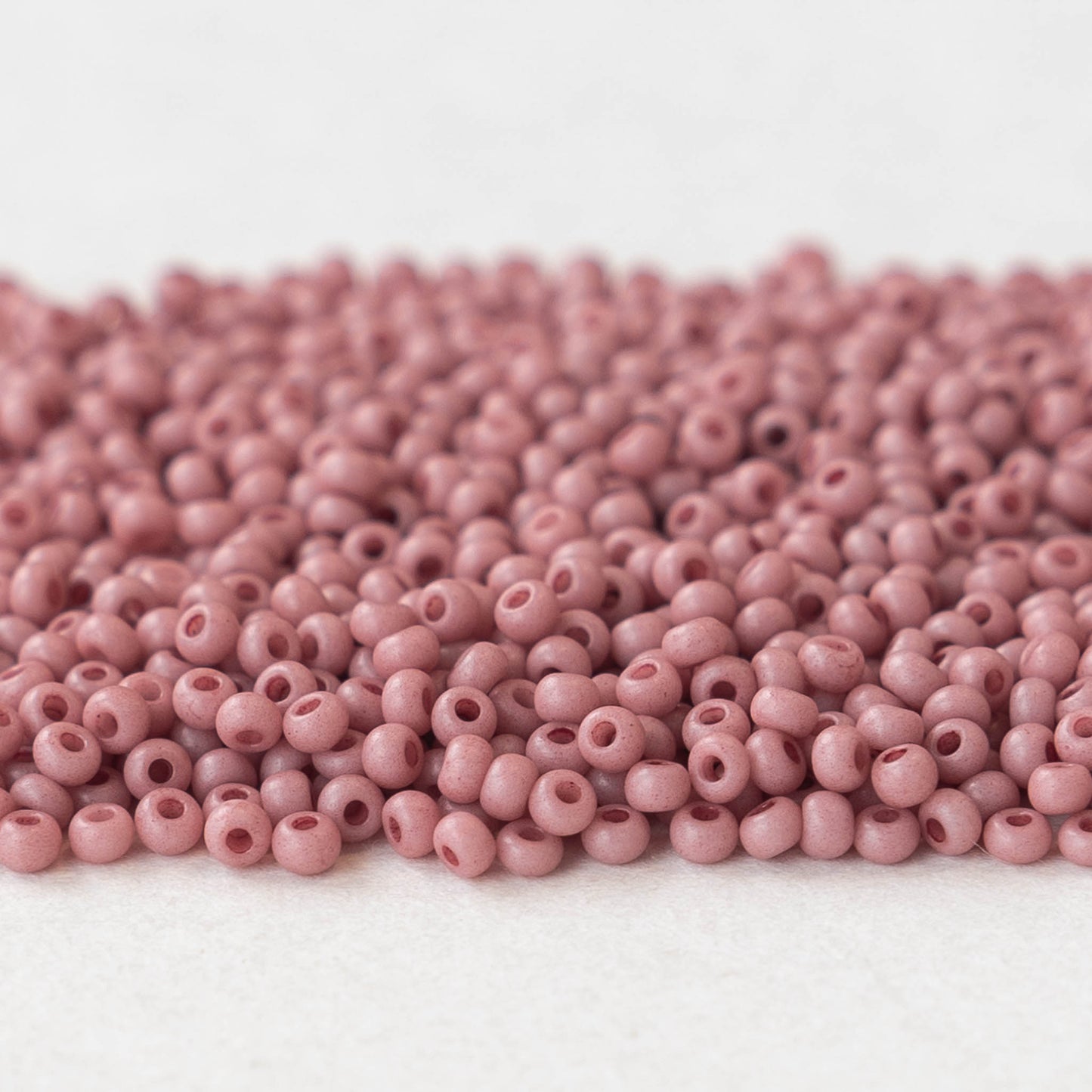 11/0 Seed Beads - Opaque Pink - 24 grams