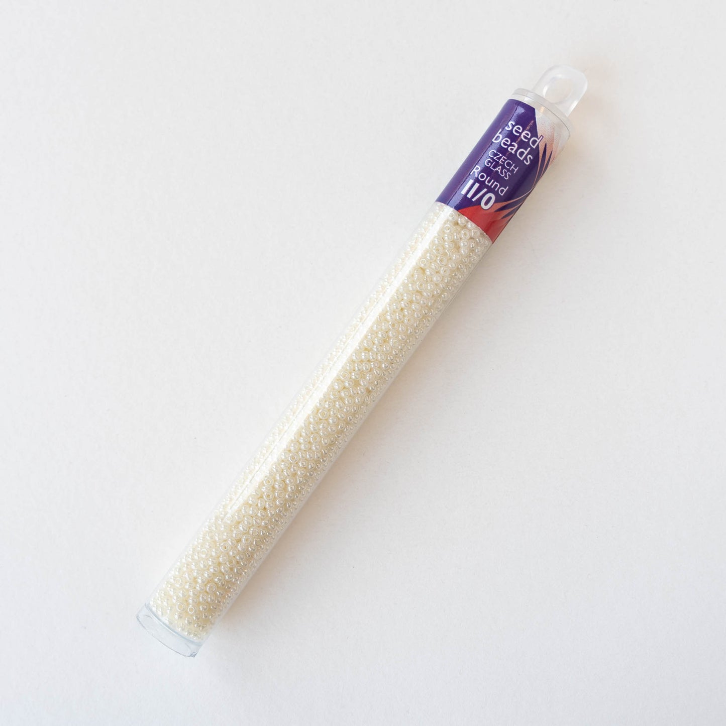 11/0 Seed Beads - Pearl Ceylon - 20 grams