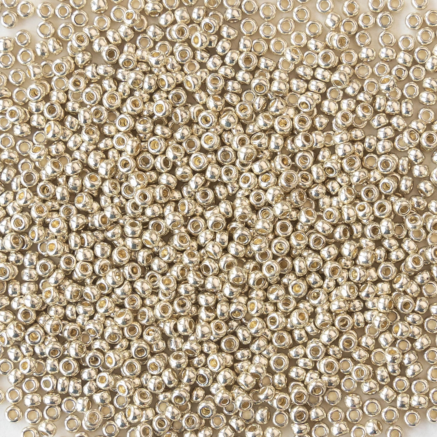 11/0 Seed Beads - Silver Metallic - 20 grams
