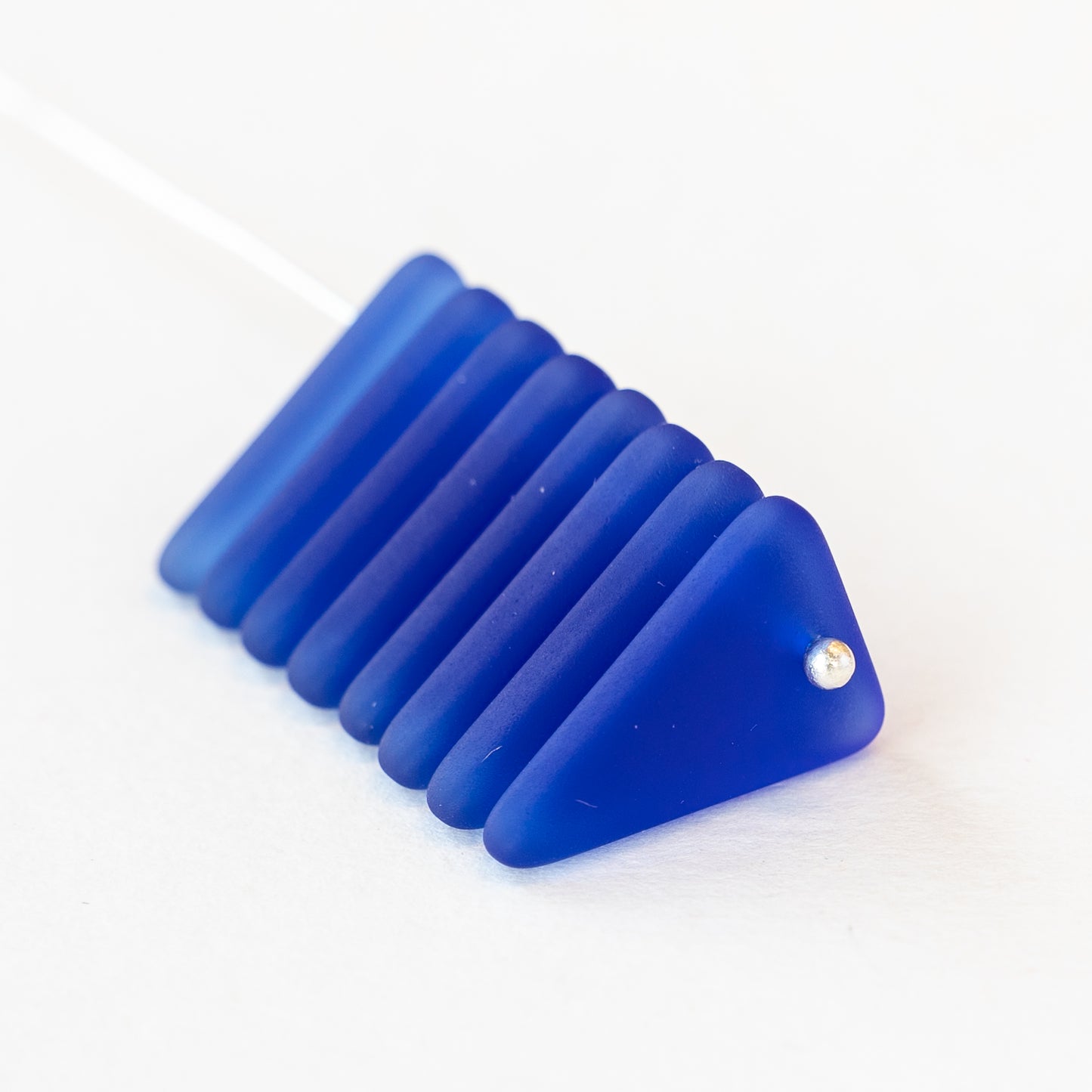 13x18mm Arrow Head Pendants - Cobalt - 10, 20 or 100