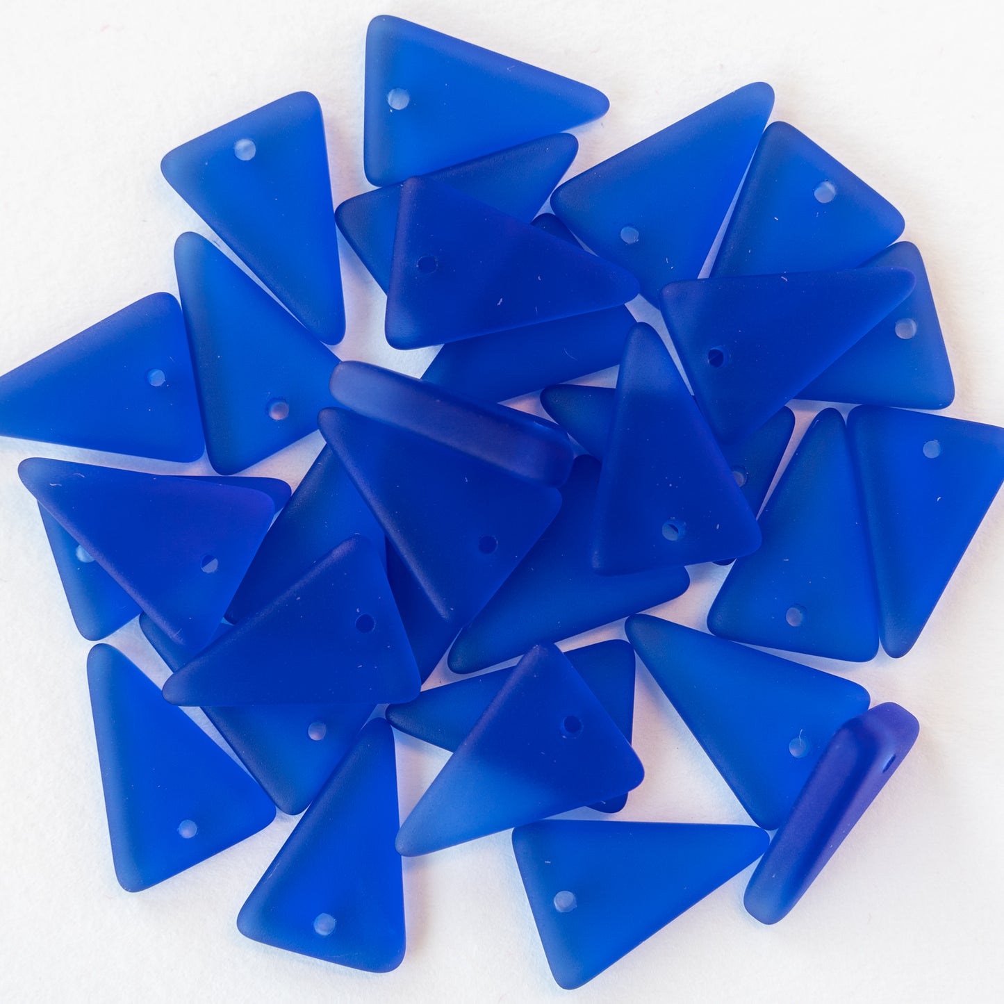 13x18mm Arrow Head Pendants - Cobalt - 10, 20 or 100