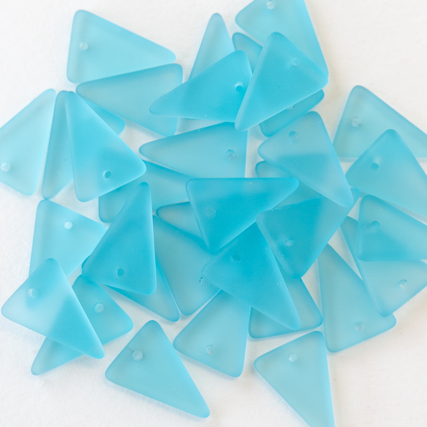 13x18mm Arrow Head Pendants - Light Aqua - 10, 20, or 100