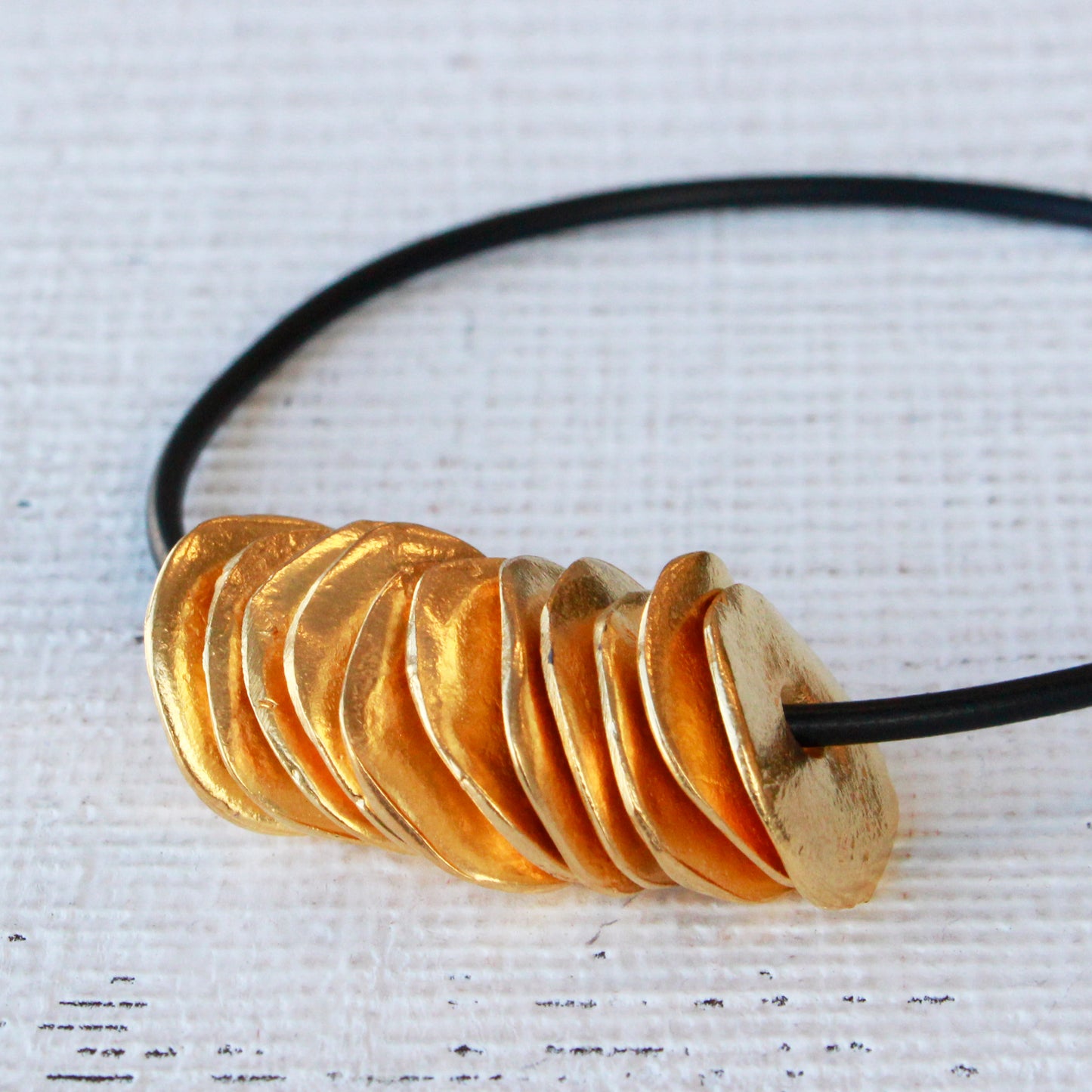 15mm Disk Beads - 24K Gold Plate  - Choose Amount