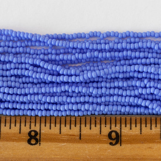 12/0 Seed Beads - Opaque Periwinkle Blue - Choose Amount