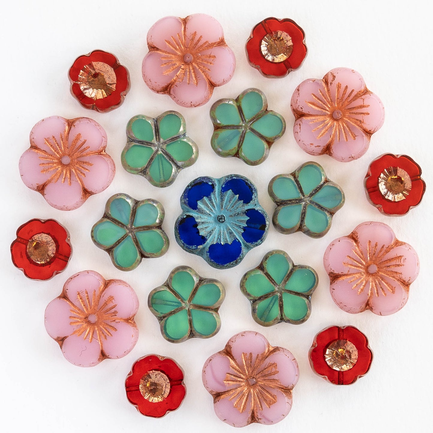 Table Cut Flower Beads