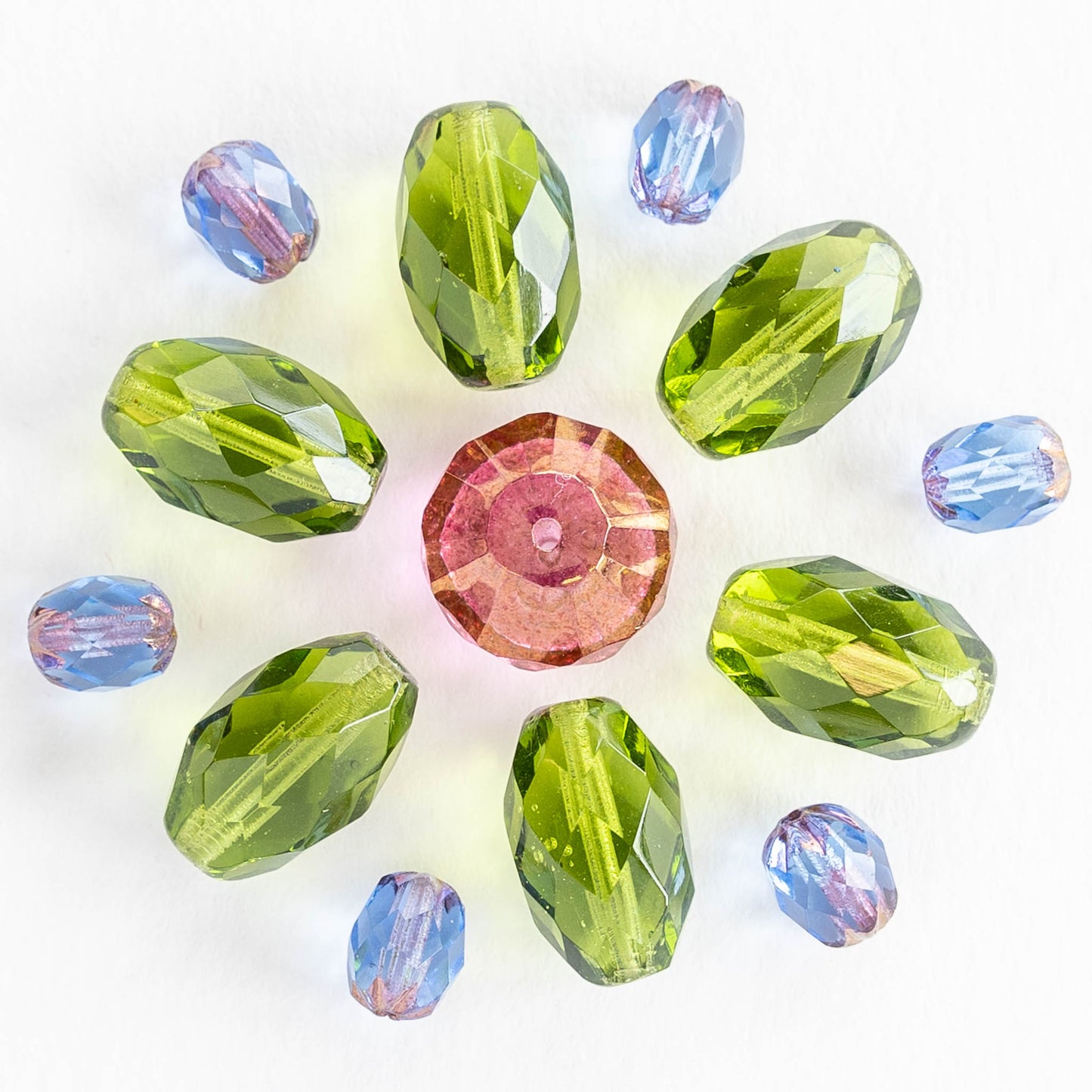 Miscellaneous Faceted Beads