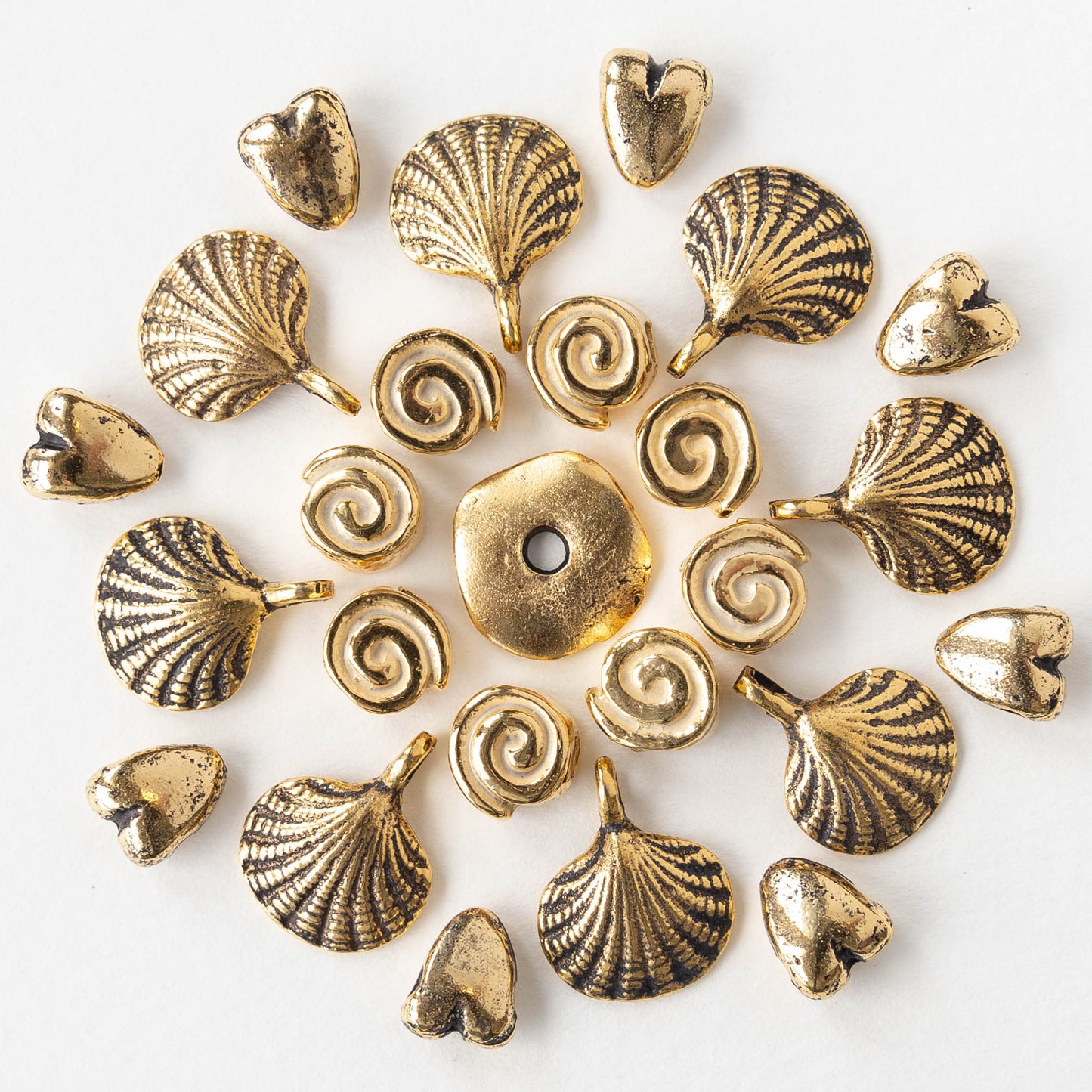 24K Gold Plated Beads