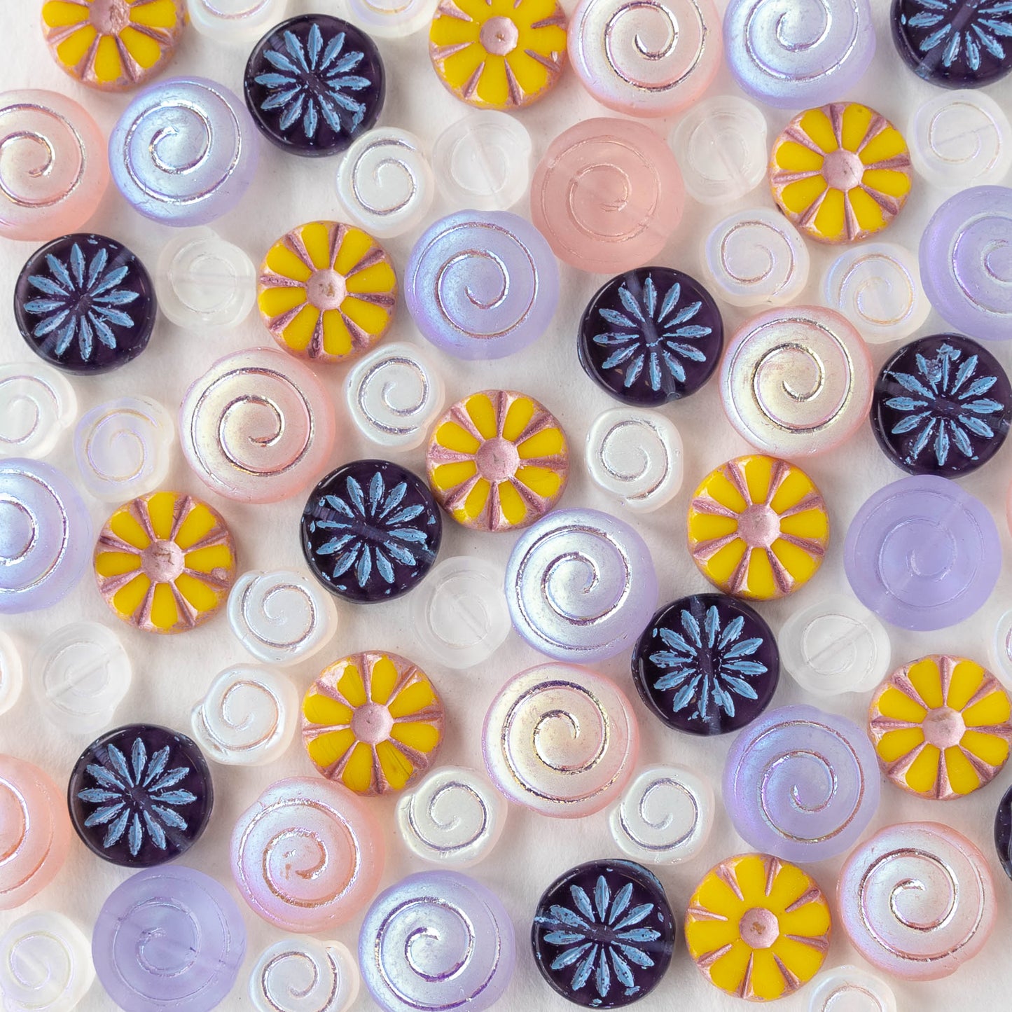 Czech Glass Coin Beads