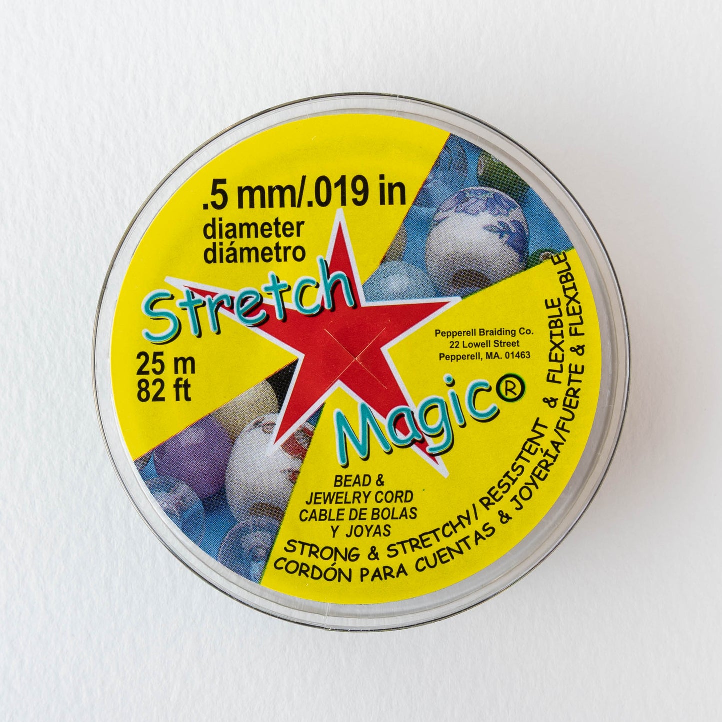 Stretch Magic Jewelry Cord - Black - 0.5mm - 25 meters - 82 feet