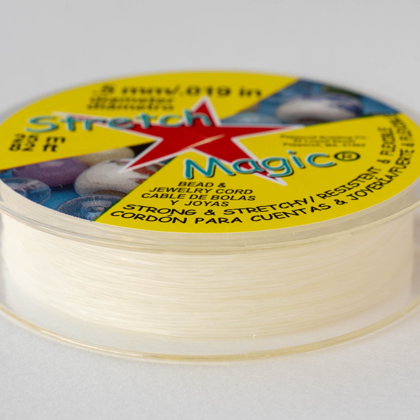 Stretch Magic Jewelry Cord - Clear - 0.5mm - 25 meters - 82 feet