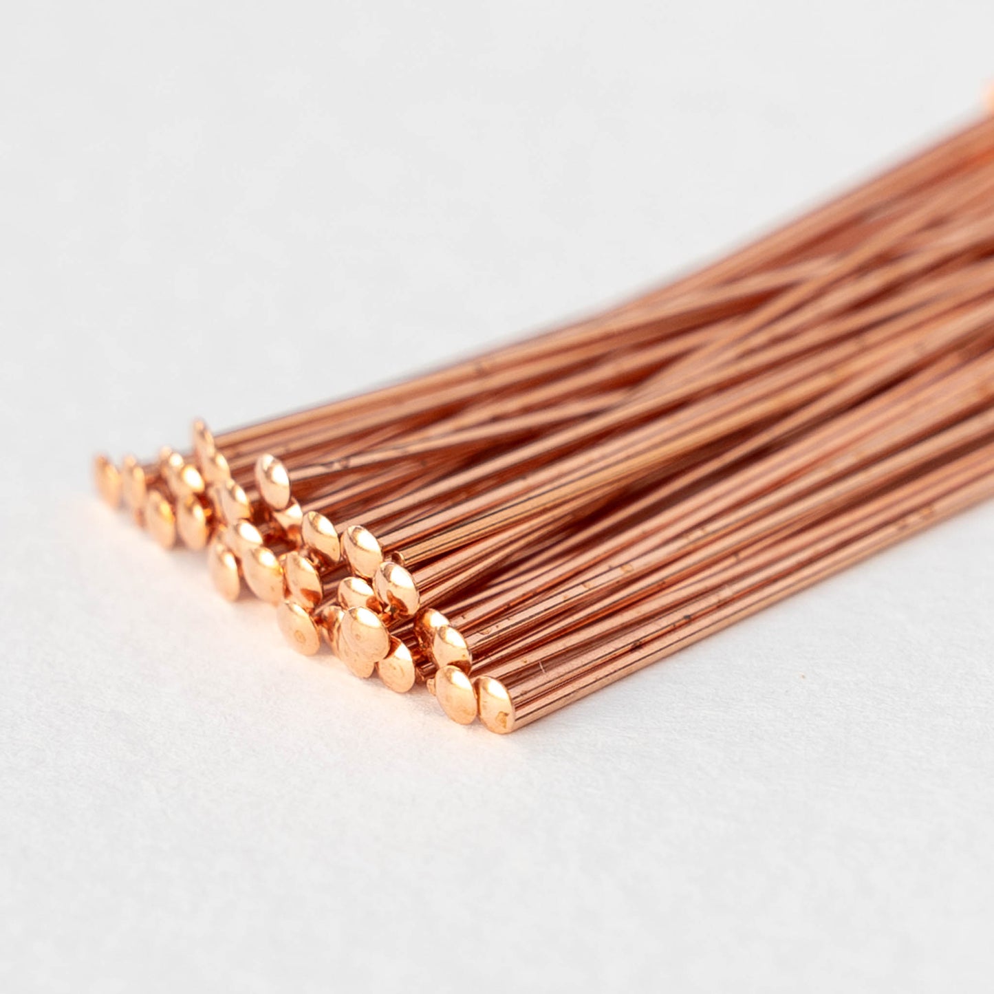 1.5 Inch Copper Headpins - Copper - 10, 30, or 90 headpins