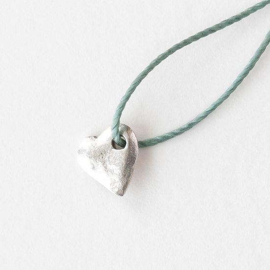 10mm Mykonos Heart Pendant - Antique Silver - 4 or 12 pendants