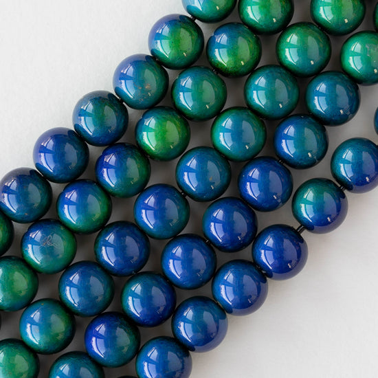 10mm Color Changing Round Mood Beads - 6 beads