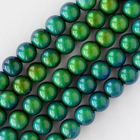 10mm Color Changing Round Mood Beads - 6 beads