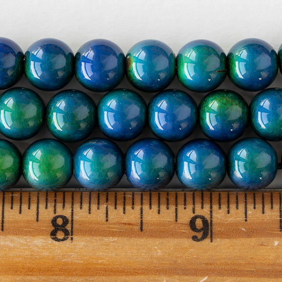 10mm Color Changing Round Mood Beads - 6 beads
