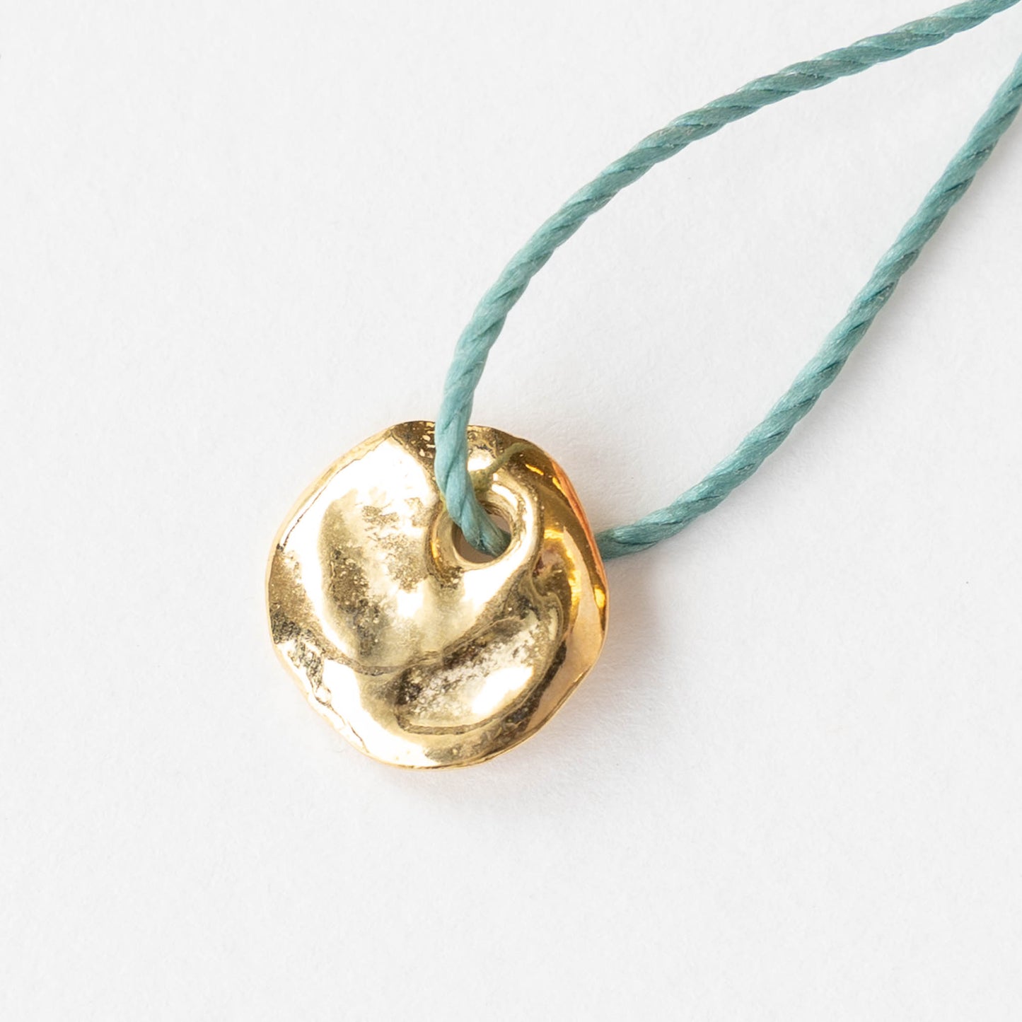12mm Mykonos Coin Pendant - Gold - 2 or 6 pendants