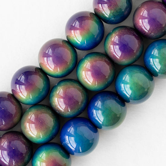 12mm Round Color Changing Mood Beads -6 or 18 Beads