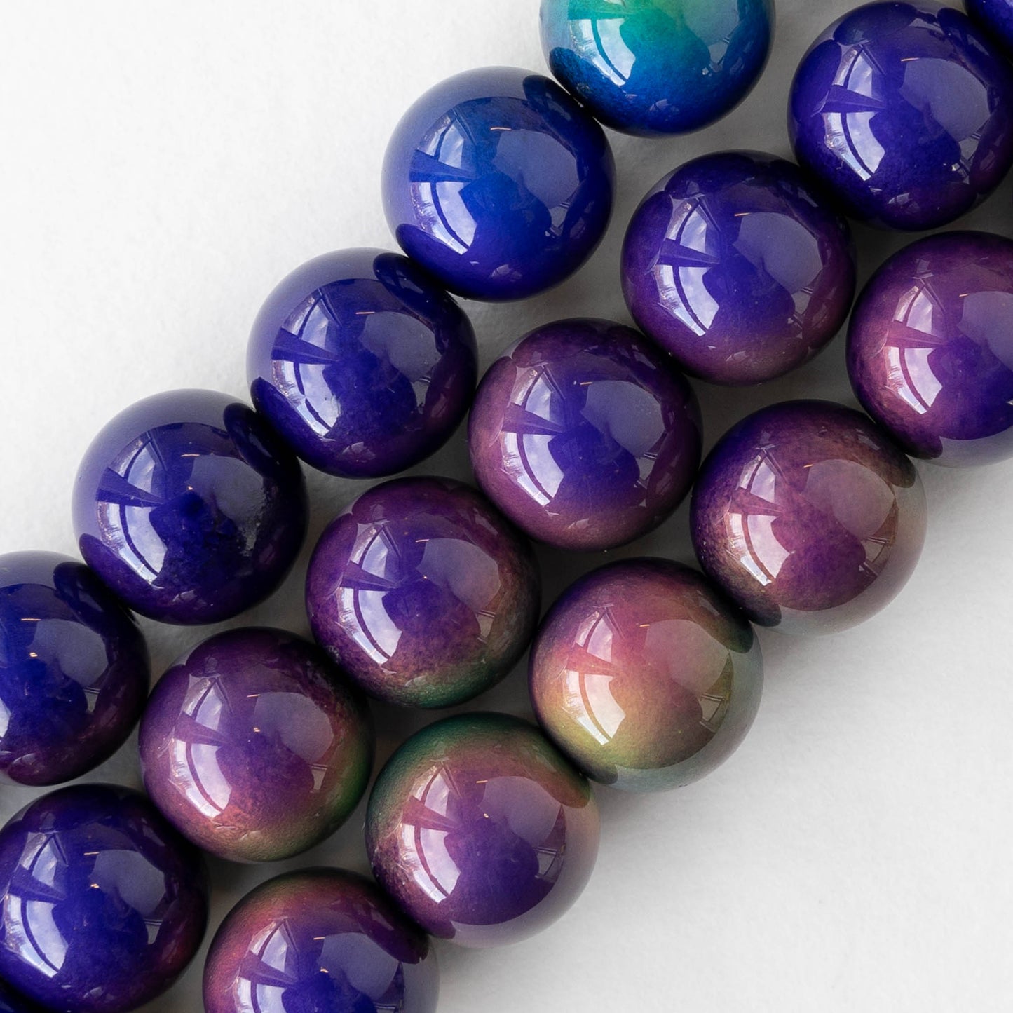 12mm Round Color Changing Mood Beads -6 or 18 Beads