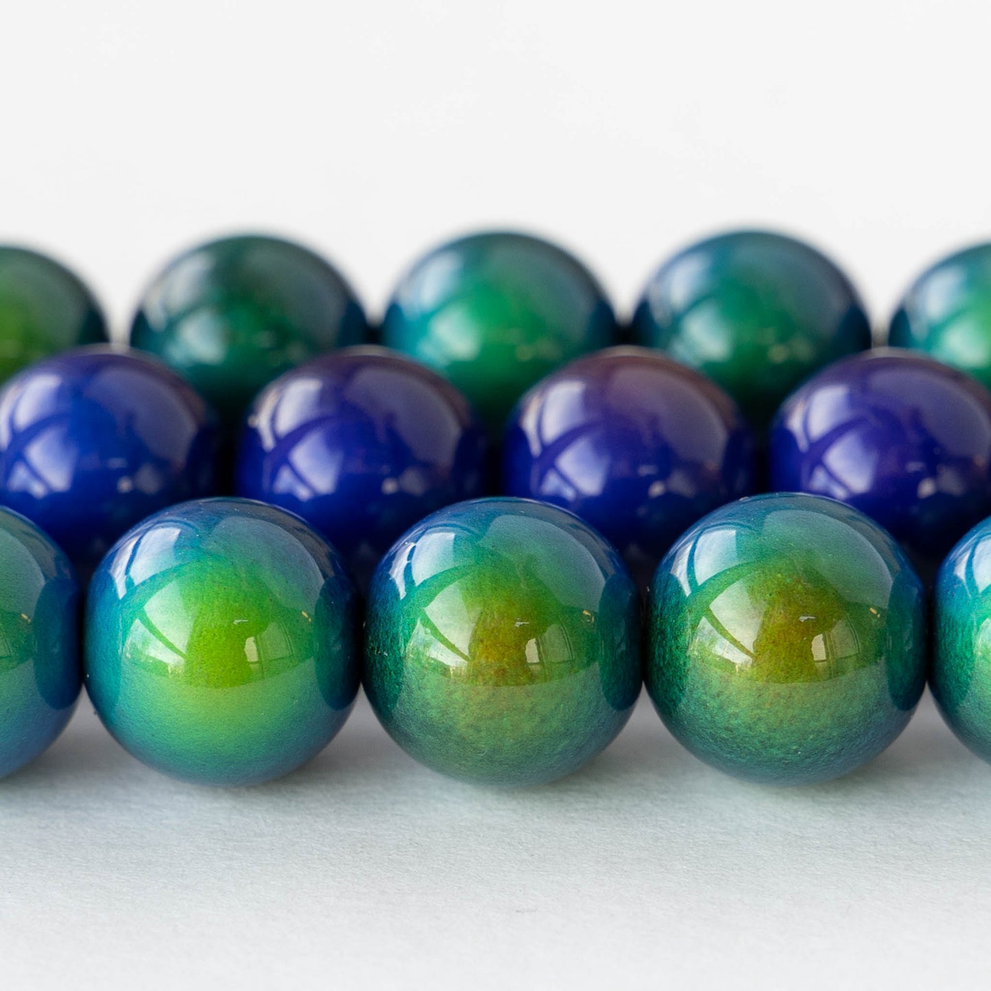 12mm Round Color Changing Mood Beads -6 or 18 Beads