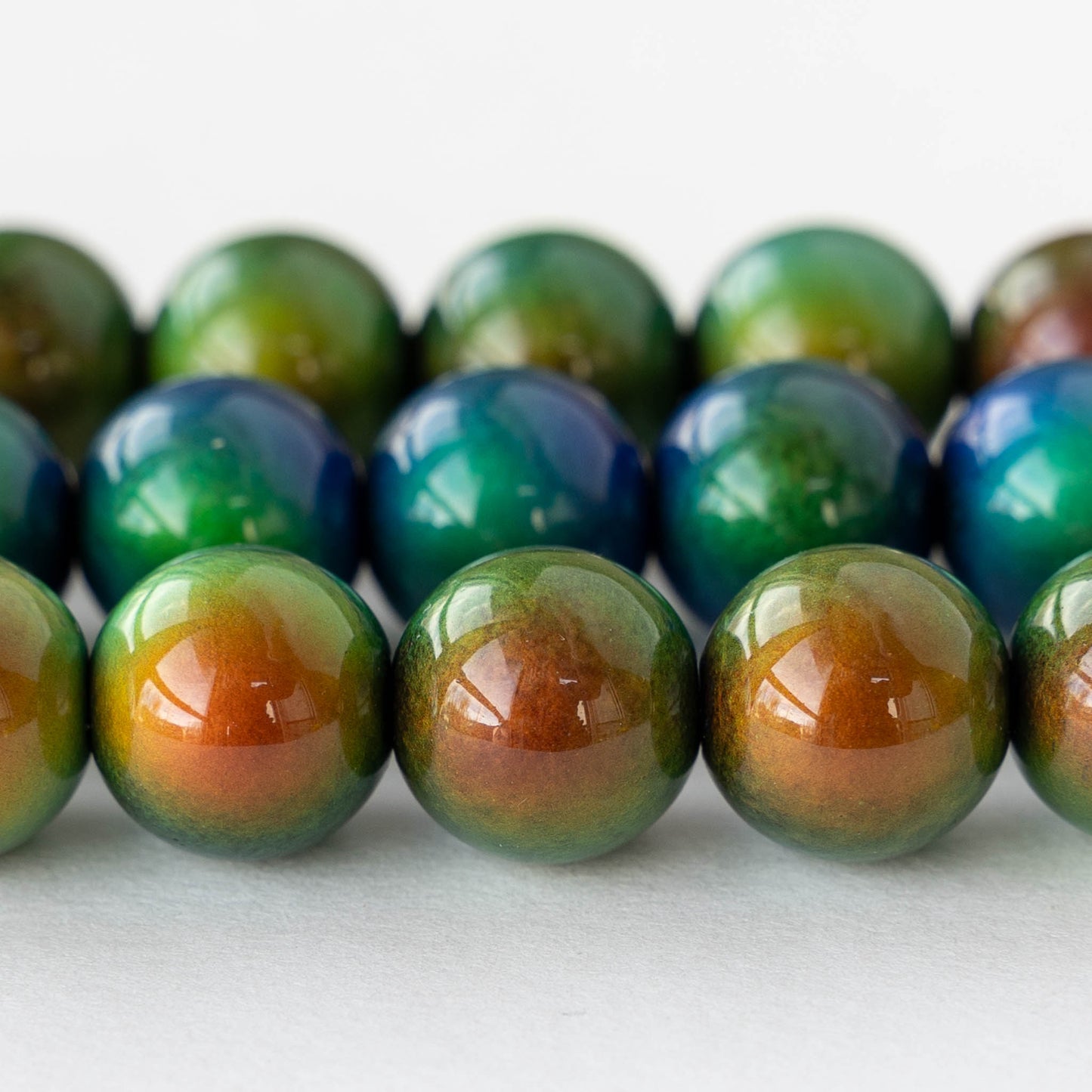 12mm Round Color Changing Mood Beads -6 or 18 Beads