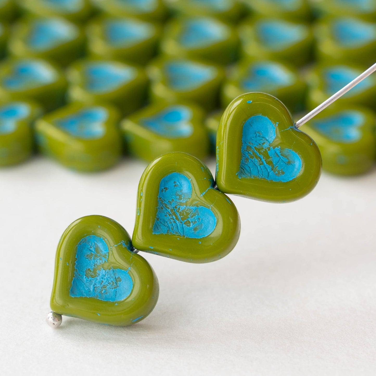 Heart Beads For Jewelry Making  Quality Glass Beads – funkyprettybeads