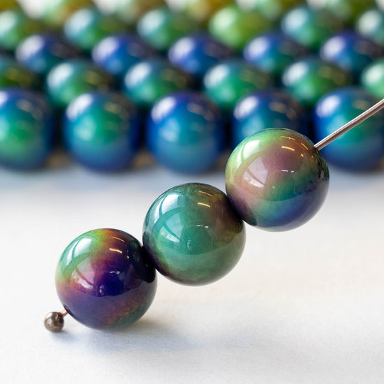 14mm Round Color Changing Mood Beads - 6 or 18 Beads