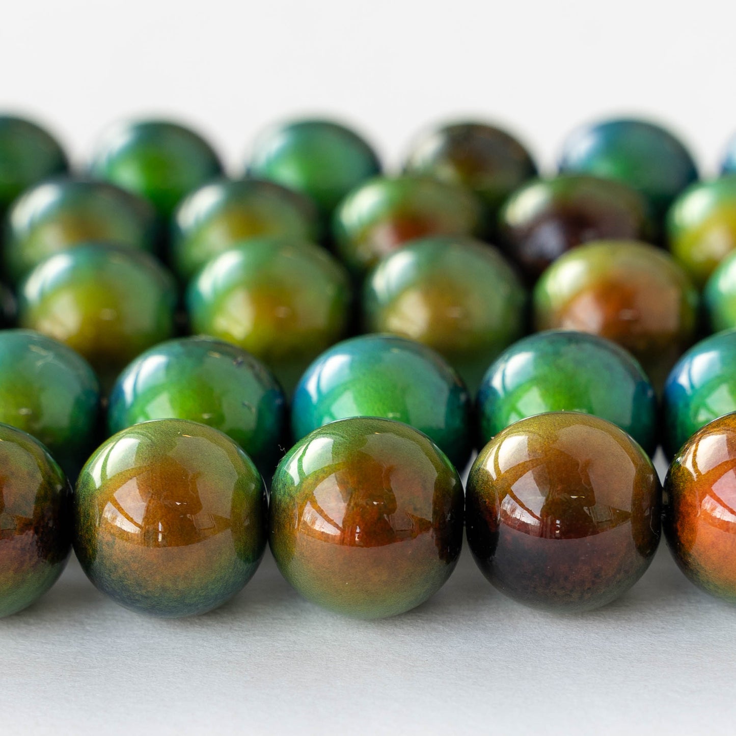 14mm Round Color Changing Mood Beads - 6 or 18 Beads