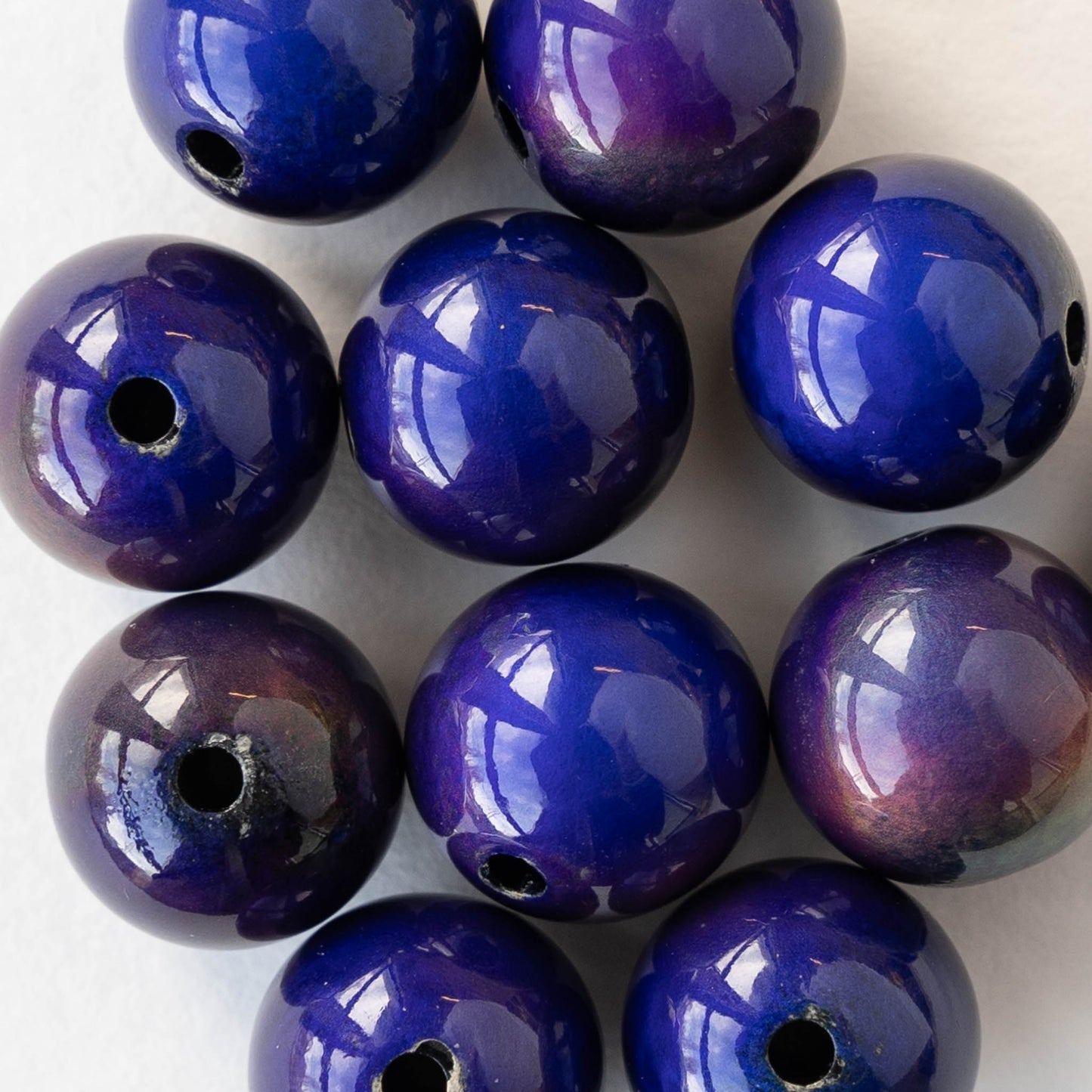 14mm Round Color Changing Mood Beads - 6 or 18 Beads