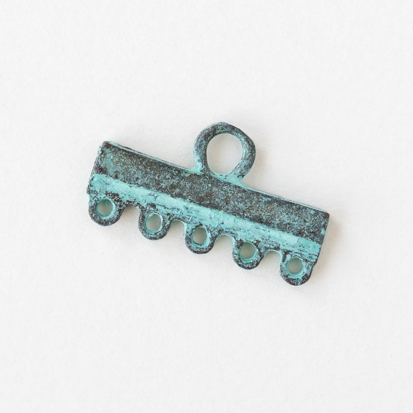 5 Hole End Bar - Copper Patina - 2 or 6 pieces