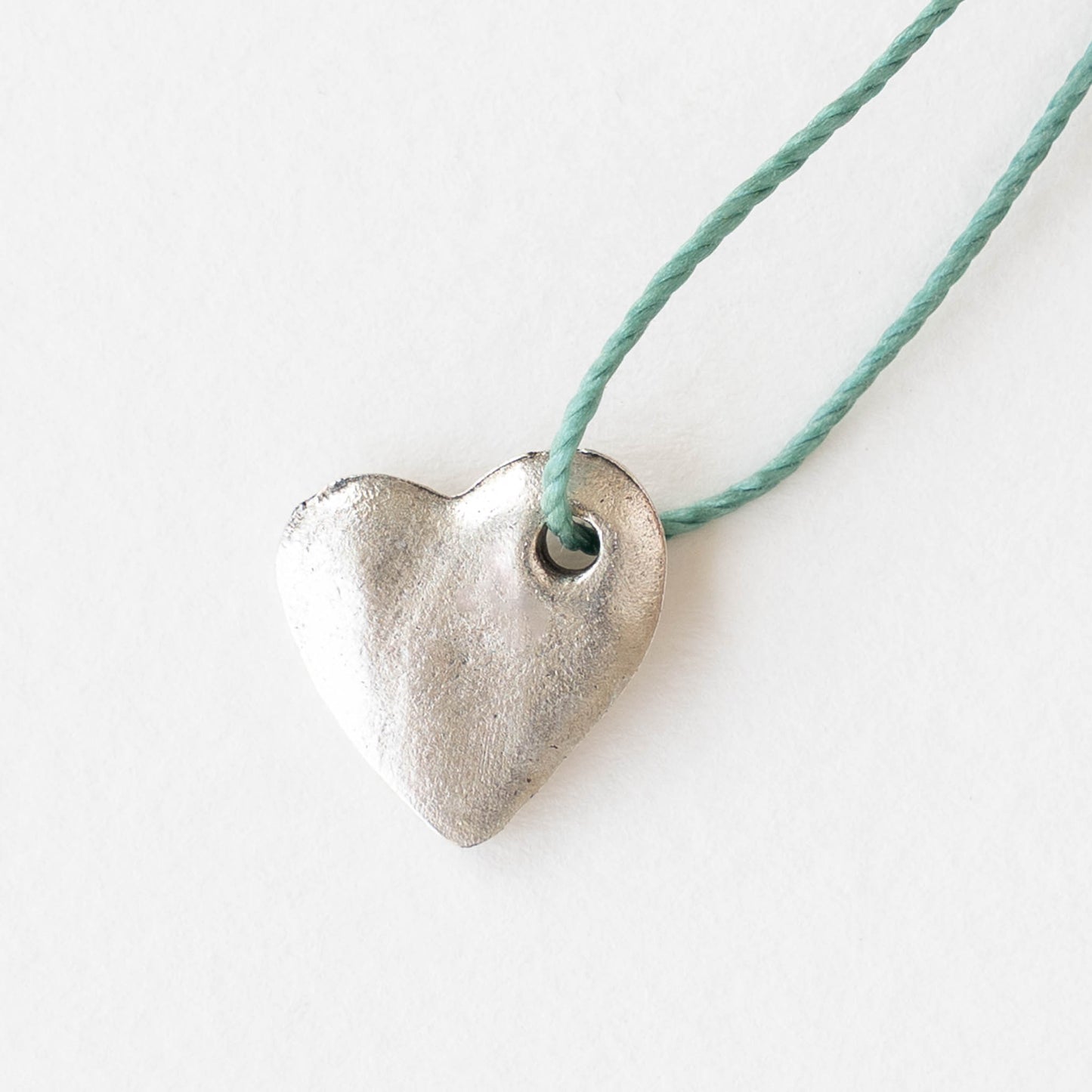 15mm Mykonos Heart Pendant - Antique Silver - 2 or 6 pendants