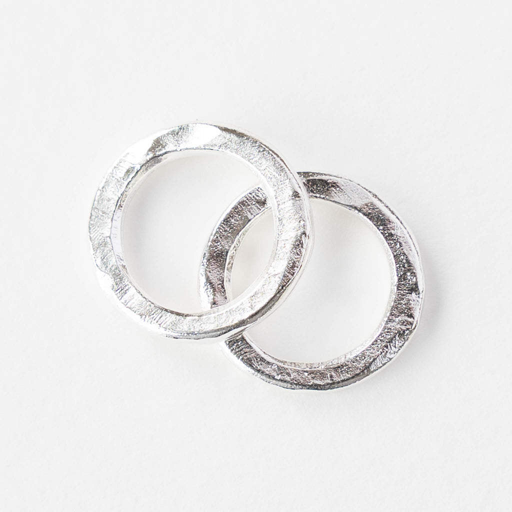 ♡HOOPEY♡  Oversized Silver Chunky Hoop Earrings | Naked Wardrobe