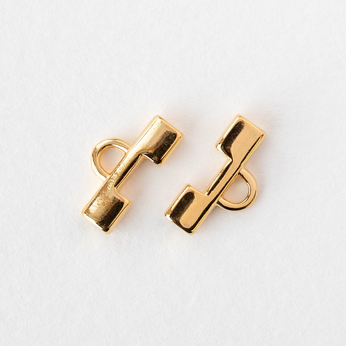 Soros II Tila Bead Ending - 24 K Gold Plate - 4 pieces