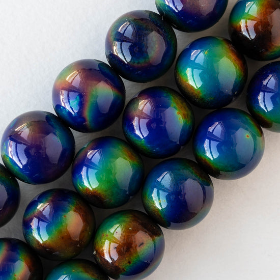 18mm Round Color Changing Mood Beads - 2 or 6 Beads