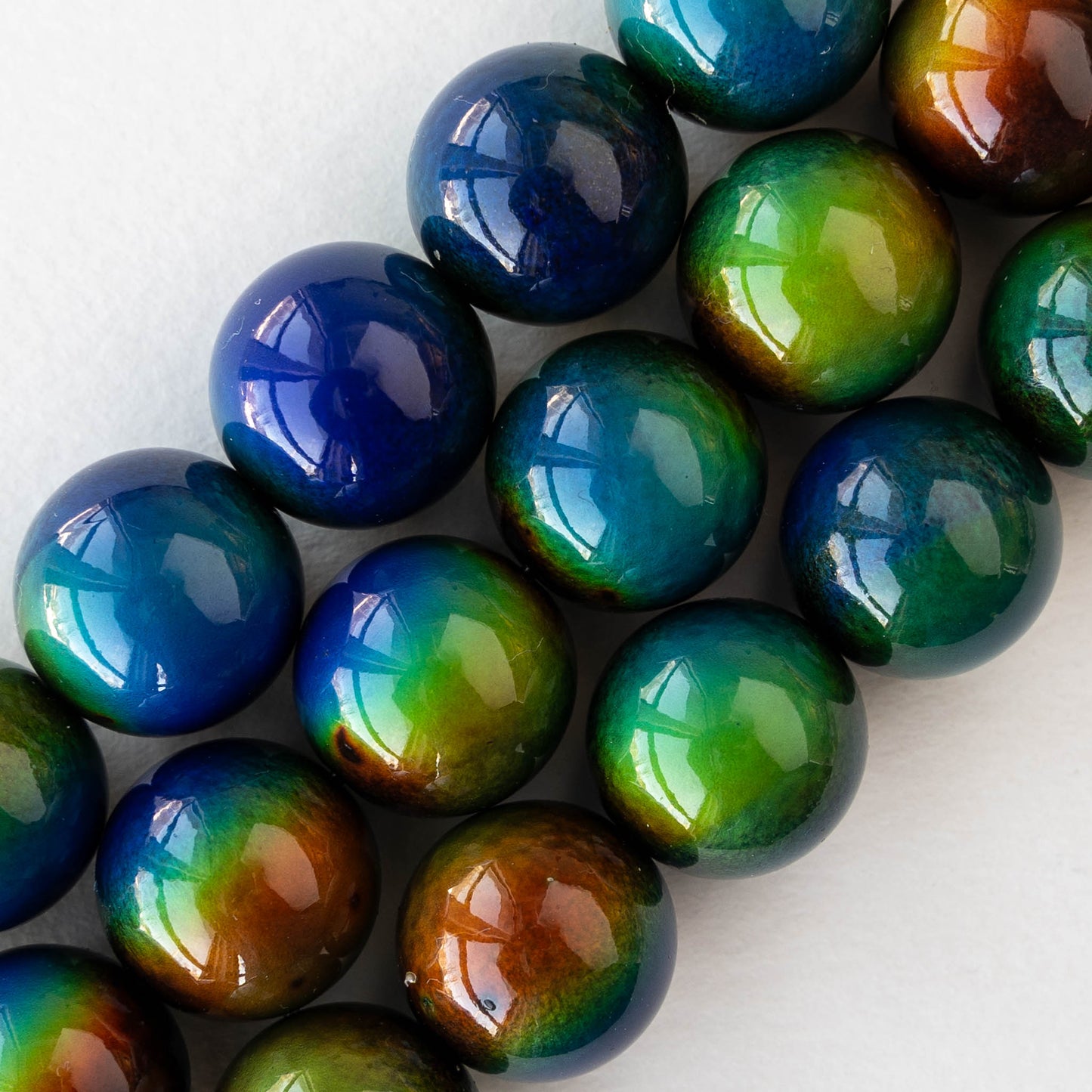 18mm Round Color Changing Mood Beads - 2 or 6 Beads