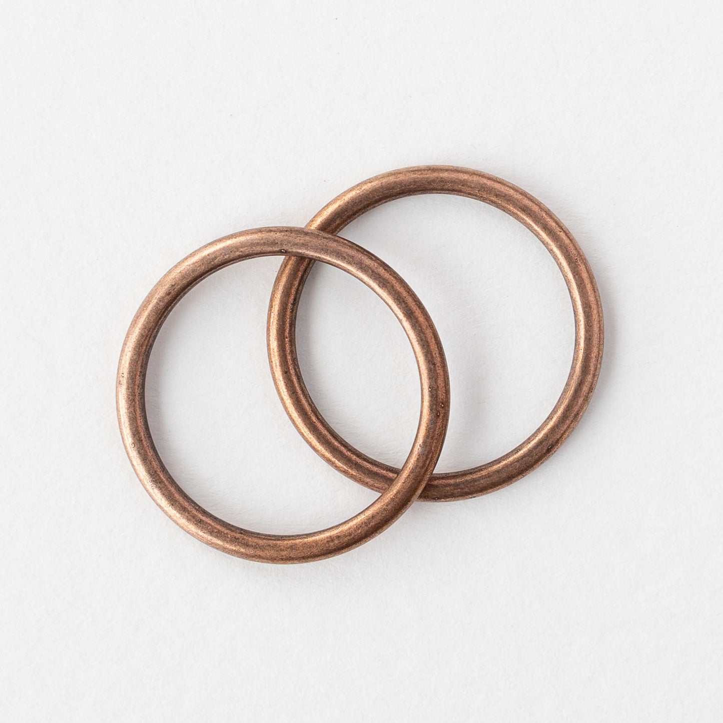 19mm Open Frame Hoop - Antique Copper - 1 piece