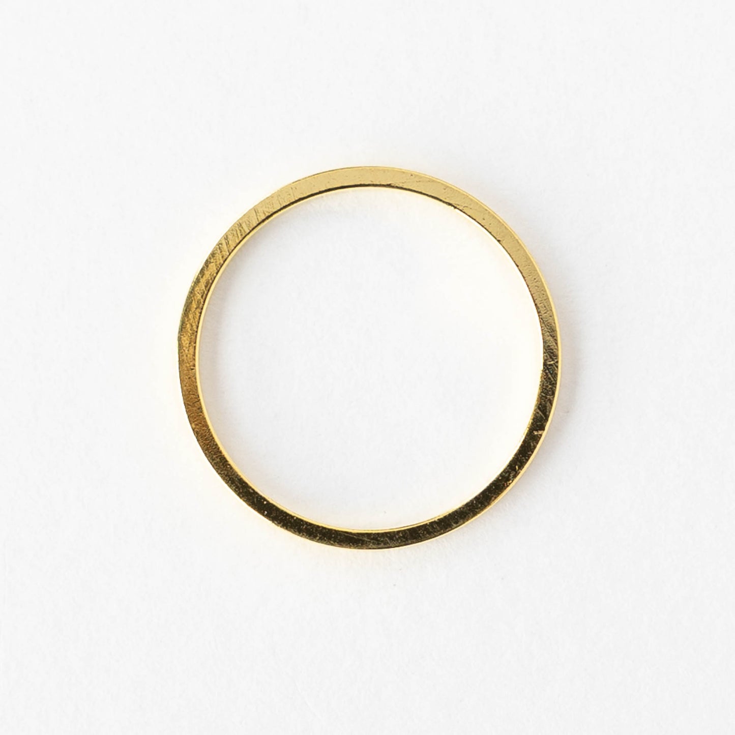 20mm Round Bead Frame - Gold - 6 or 12 pieces