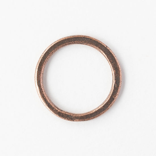 24mm Circle Hoop - Copper Plated - 1, 2 or 6 pieces