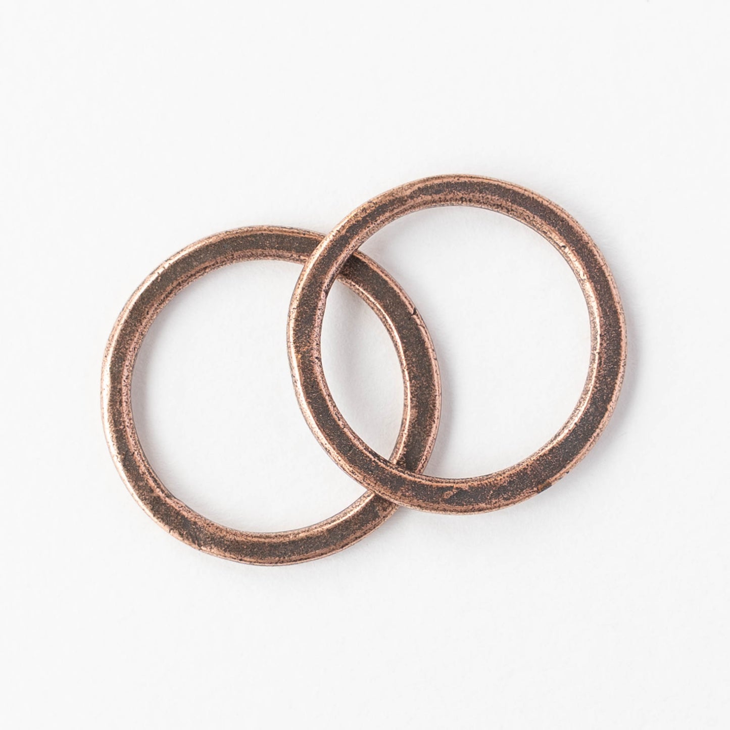 24mm Circle Hoop - Copper Plated - 1, 2 or 6 pieces