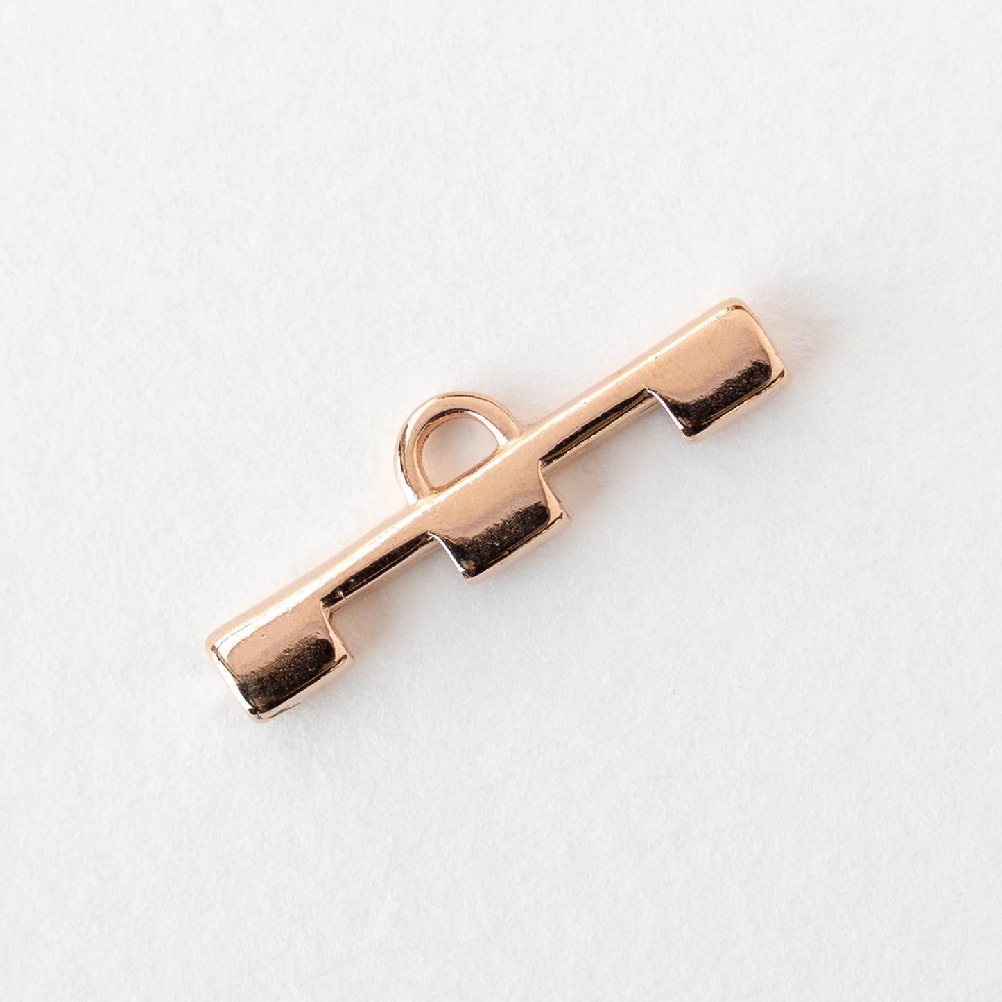 Soros III Tila Bead Ending - Rose Gold Plate - 2 pieces