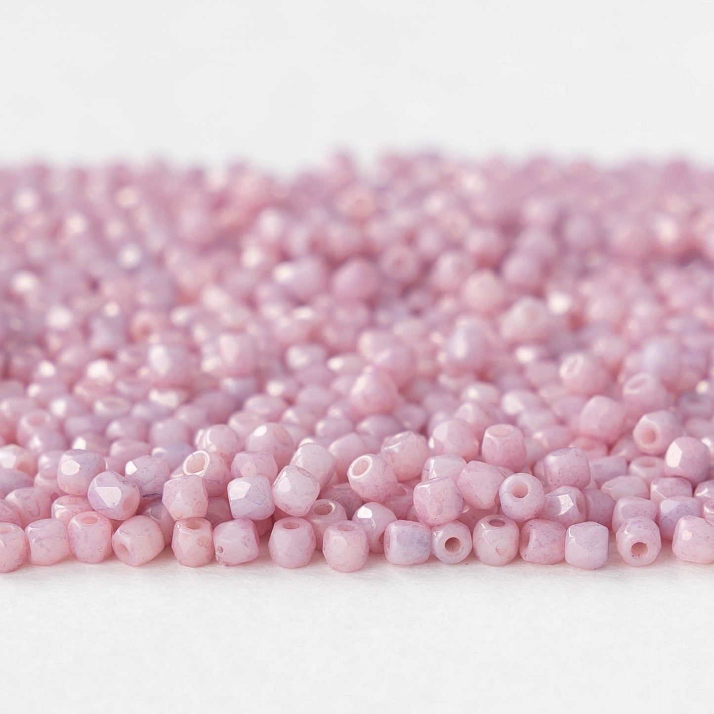 2mm Firepolished Beads - Lila Luster - 50 Beads