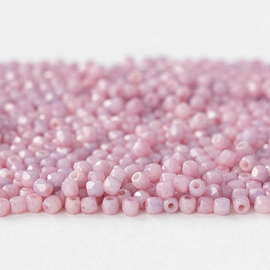 2mm Firepolished Beads - Lila Luster - 50 Beads